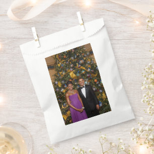 Weihnachten von Präsident Barack Obama und Michell Geschenktütchen