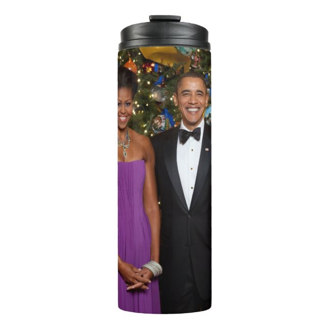 Weihnachten von Präsident Barack Obama und Michell Thermosbecher (Vorderseite)