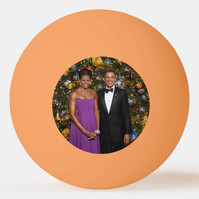 Weihnachten von Präsident Barack Obama und Michell Tischtennisball (Rückseite)