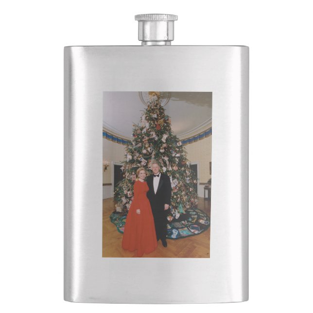Weihnachten von US-Präsident Bill Clinton & Hillar Flachmann (Vorderseite)