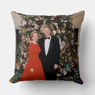 Weihnachten von US-Präsident Bill Clinton & Hillar Kissen