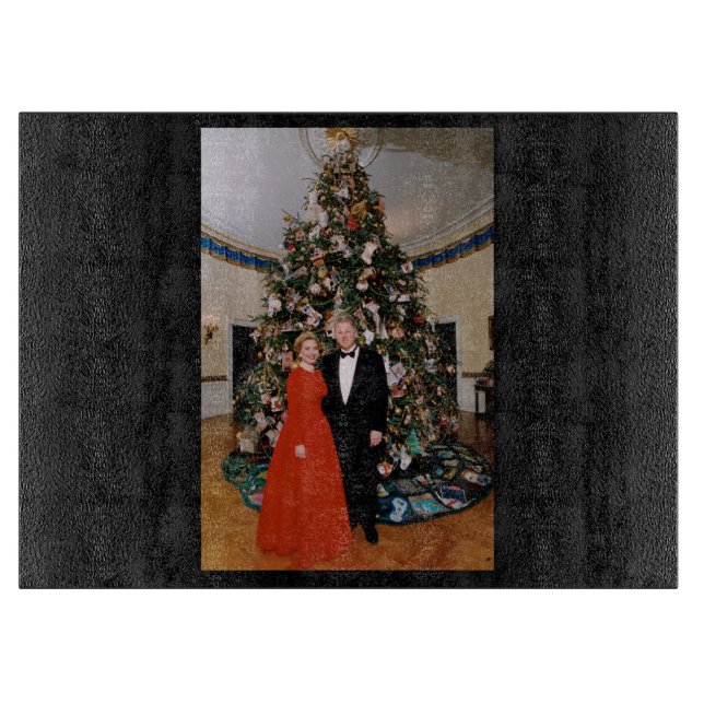 Weihnachten von US-Präsident Bill Clinton & Hillar Schneidebrett (Vorderseite)