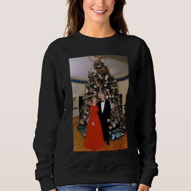 Weihnachten von US-Präsident Bill Clinton & Hillar Sweatshirt (Vorderseite)