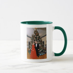 Weihnachten von US-Präsident Bill Clinton & Hillar Tasse