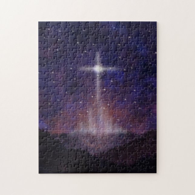 Weihnachten Vorabend 252 Teiliges Puzzle (Vertikal)