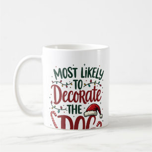 Weihnachten Wahrscheinlich Dekorieren Hund Xmas Fa Kaffeetasse