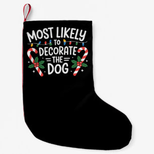 Weihnachten Wahrscheinlich Dekorieren Hund Xmas Fa Kleiner Weihnachtsstrumpf