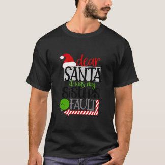 Weihnachten war es meine Schwestern Fault Funny Ki T-Shirt