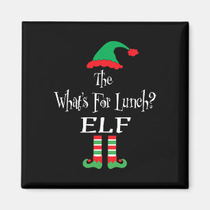 Weihnachten Was gibt's zum Mittagessen Elf-Shirt p Magnet