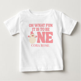Weihnachten Was Spaß zum ersten Geburtstag Baby T-shirt