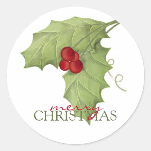 Weihnachten Wasserfarbe Elegante Weinkultur und Er Runder Aufkleber