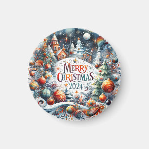 Weihnachten Weihnachten 2024 Magnet