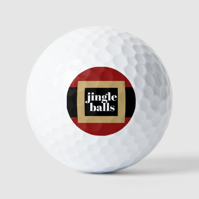 Weihnachten Weihnachten Anzug Belt Jingle Golfball (Vorderseite)