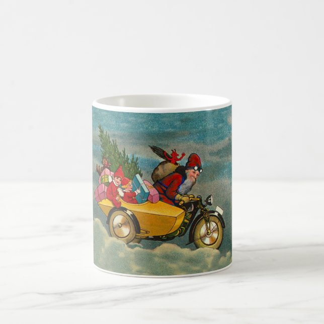 Weihnachten Weihnachten auf dem Motorrad Kaffeetasse