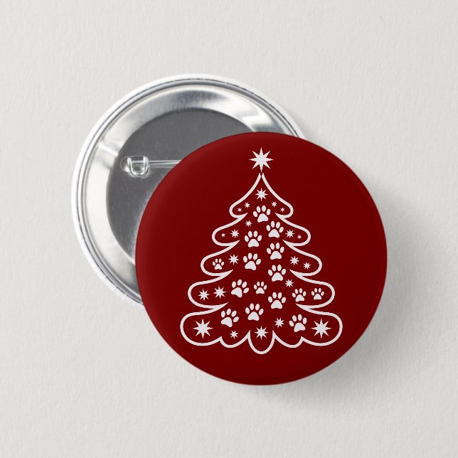 Weihnachten Weihnachten Baum Winter Merry Bright U Button (Vorne & Hinten)