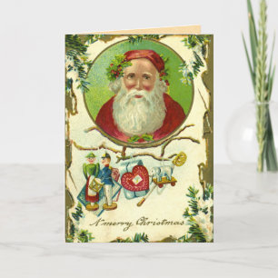 Weihnachten Weihnachten Creepy Santa Card