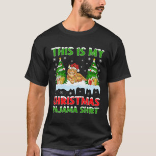 Weihnachten Weihnachten Das ist mein Hauptcoon Wei T-Shirt