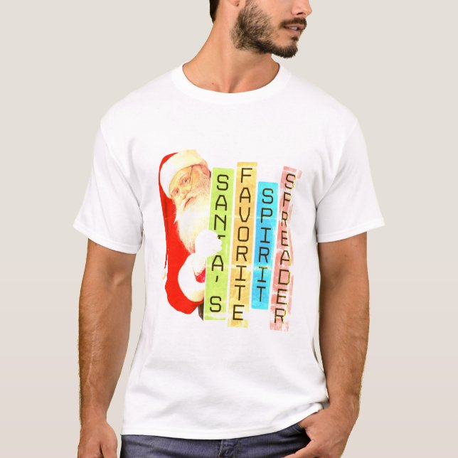 Weihnachten: Weihnachten - der Lieblingsgeist des  T-Shirt (Vorderseite)