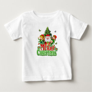 Weihnachten, Weihnachten, frohe Weihnachten Baby T-shirt