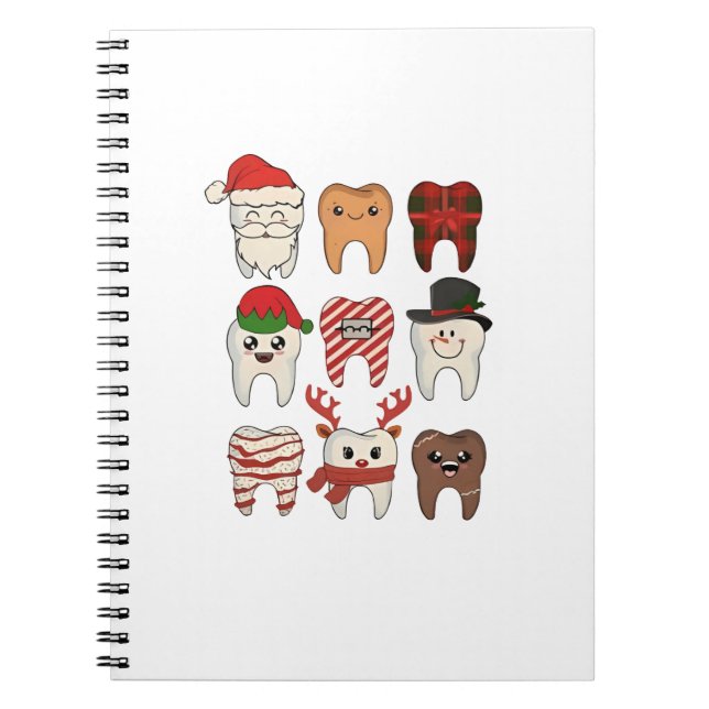 Weihnachten Weihnachten Funny Dentiday Notizblock (Vorderseite)