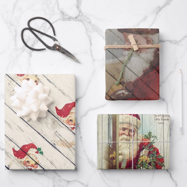 Weihnachten Weihnachten Geschenkpapier Set (Vorderseite)