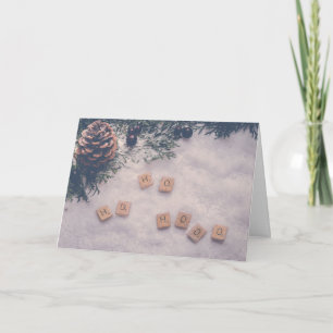 Weihnachten Weihnachten Ho Ho Ho Spaß und Spiele W Karte