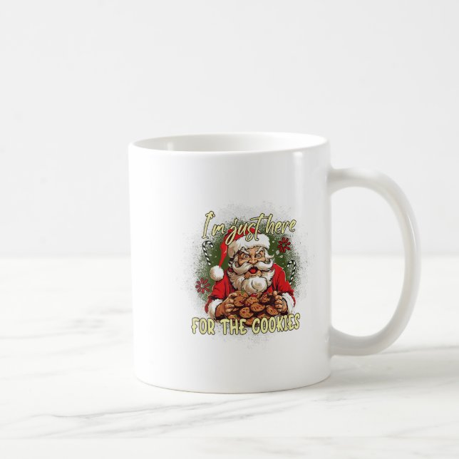 Weihnachten Weihnachten Ich bin nur hier für die C Kaffeetasse (Rechts)