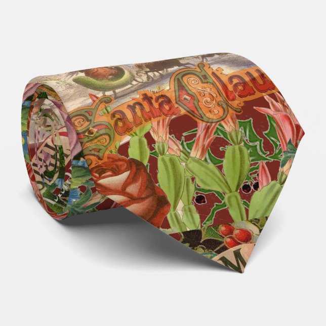 Weihnachten Weihnachten Im Fünfspänner über den Go Krawatte (Gerollt)