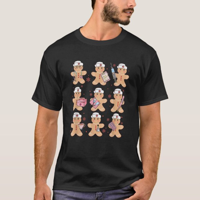 Weihnachten Weihnachten Kleidung Frauen Männer Kra T-Shirt (Vorderseite)