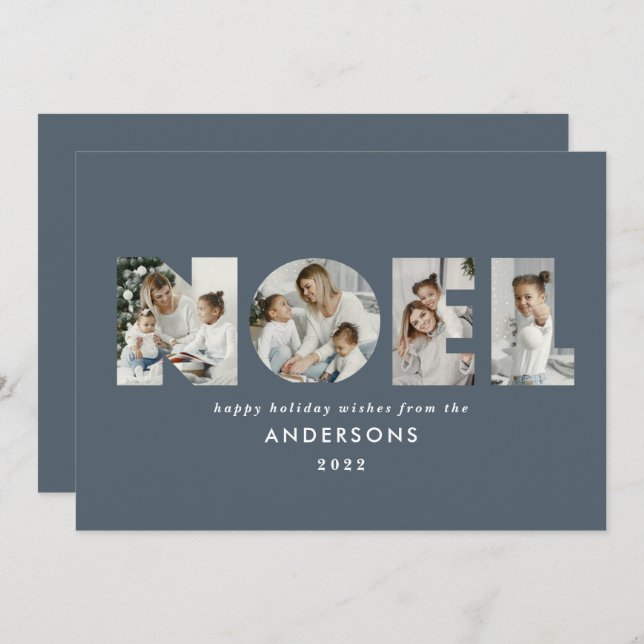 Weihnachten Weihnachten kühl, modern 4 Foto einfac (Vorne/Hinten)