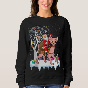 Weihnachten Weihnachten Leuchtturm Tree Santa Ridi Sweatshirt