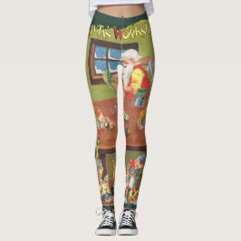 Weihnachten Weihnachten mit Elfen im Workshop Leggings