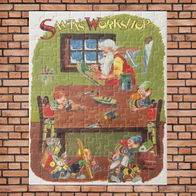 Weihnachten Weihnachten mit Elfen im Workshop Puzzle (Von Creator hochgeladen)