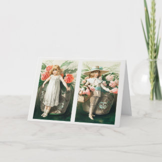 Weihnachten Weihnachten Neujahr Mädchen mit Blume