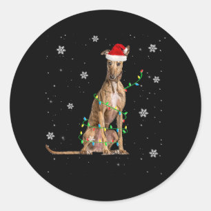 Weihnachten Weihnachten Niedliches Weihnachtsfest  Runder Aufkleber