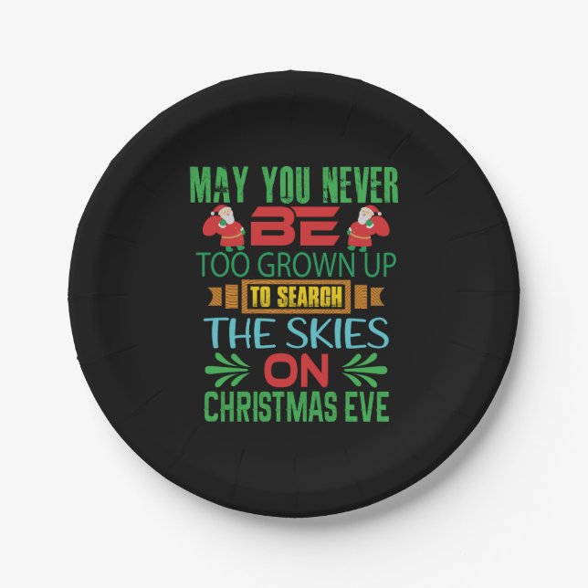 Weihnachten - Weihnachten Pappteller (Vorderseite)