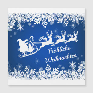Weihnachten, Weihnachten, Rentiere Magnetkarte