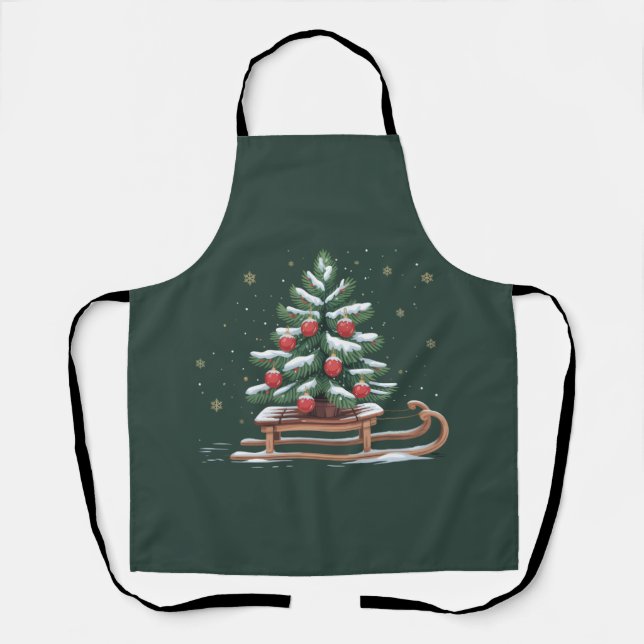 Weihnachten Weihnachten Ristorante La Lanchetta Schürze (Vorderseite)