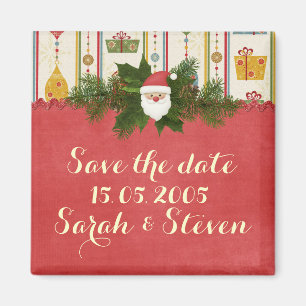 Weihnachten Weihnachten Save the Date Magnet