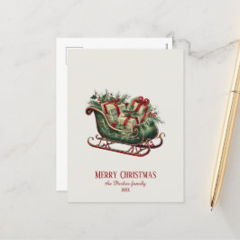 Weihnachten Weihnachten Schlitten mit Geschenken u