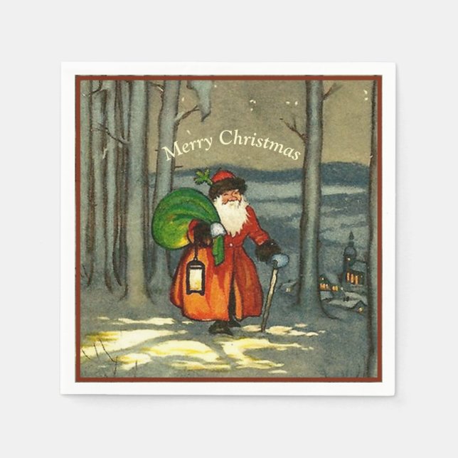 Weihnachten Weihnachten Serviette (Vorderseite)