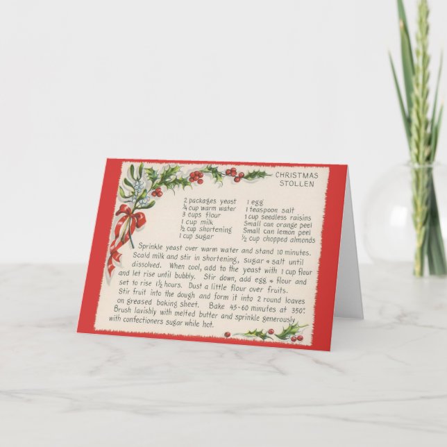 Weihnachten Weihnachten Stollen Rezept Weihnachtsk (Vorderseite)