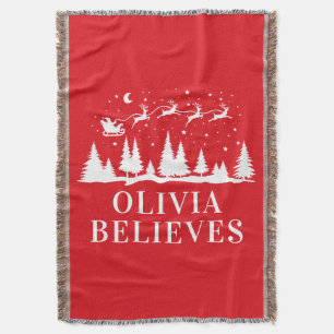 Weihnachten: Weihnachten - traditionelles Rot Decke