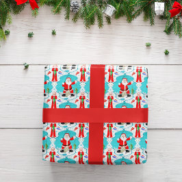 Weihnachten Weihnachten überrascht bei Frau Claus  Geschenkpapier