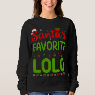 Weihnachten Weihnachten Weihnachten Favorit Lolo N Sweatshirt