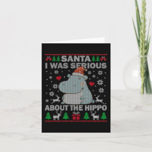 Weihnachten Weihnachten Weihnachten I war ernsthaf Karte