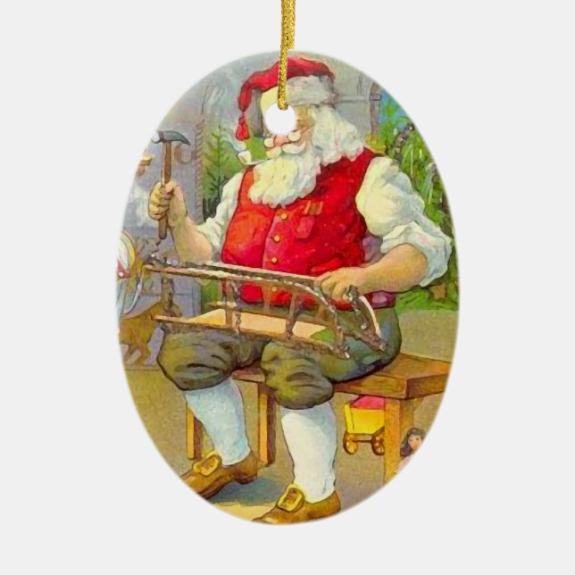 Weihnachten Weihnachten Weihnachten im Workshop Keramikornament (Vorne)