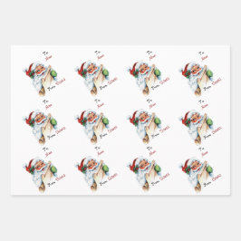 Weihnachten Weihnachten Weihnachten nach und aus d Geschenkpapier Set