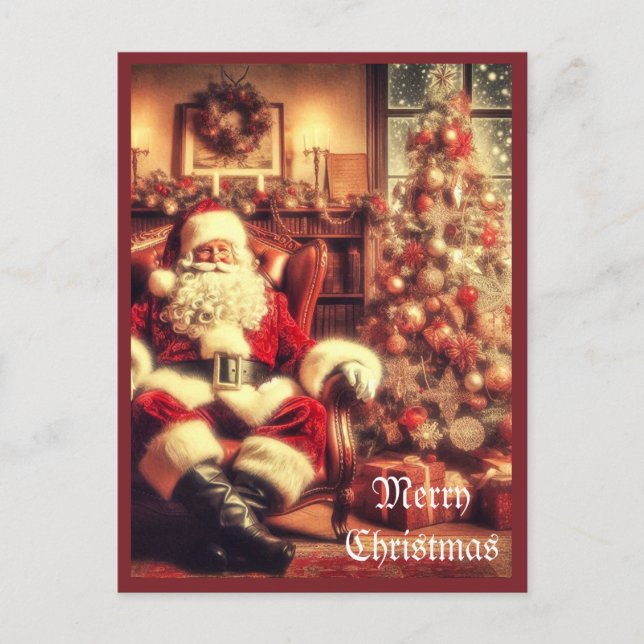 Weihnachten Weihnachten Weihnachten Postkarte (Vorderseite)