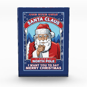 Weihnachten Weihnachten Weihnachten sagt Frohe Wei Fotoblock